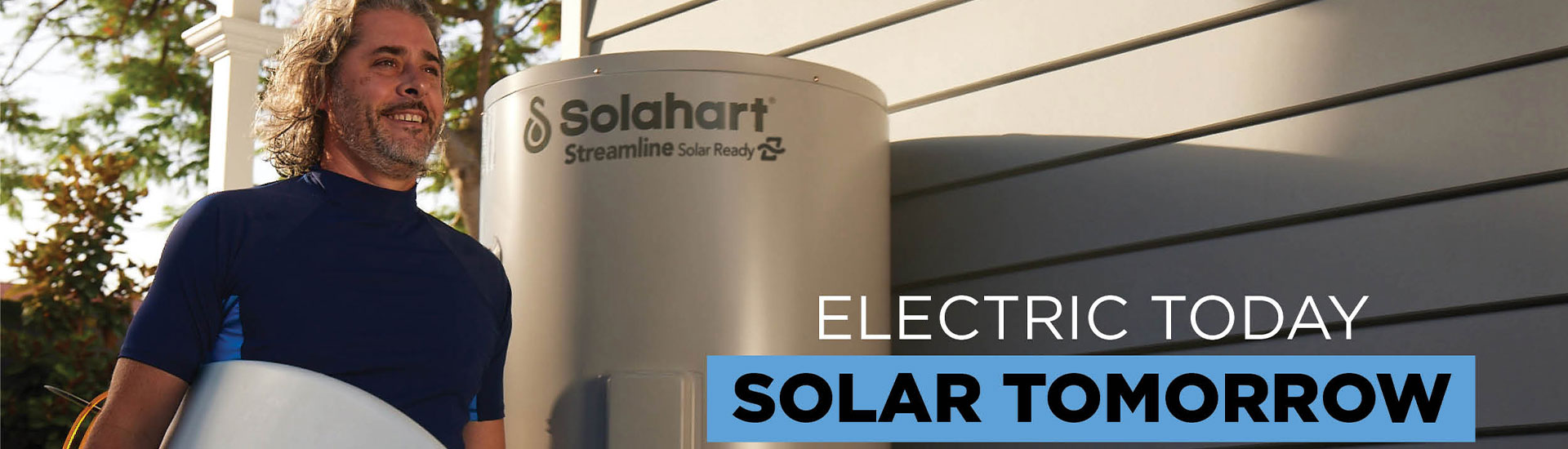 Need hot water fast? Future-proof your replacement with Solahart Solar-Ready