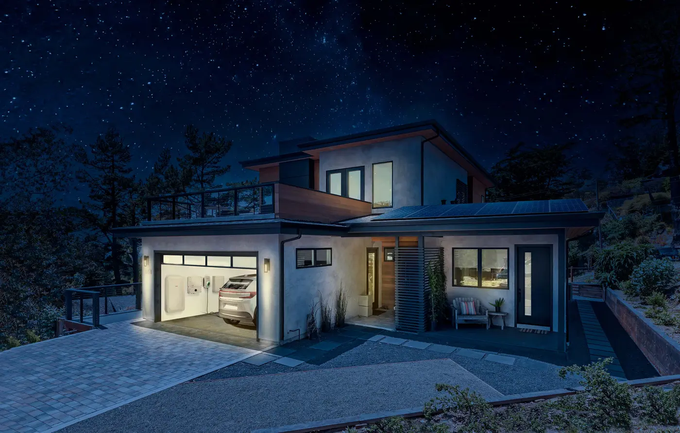 Modern Central Queensland home at dusk